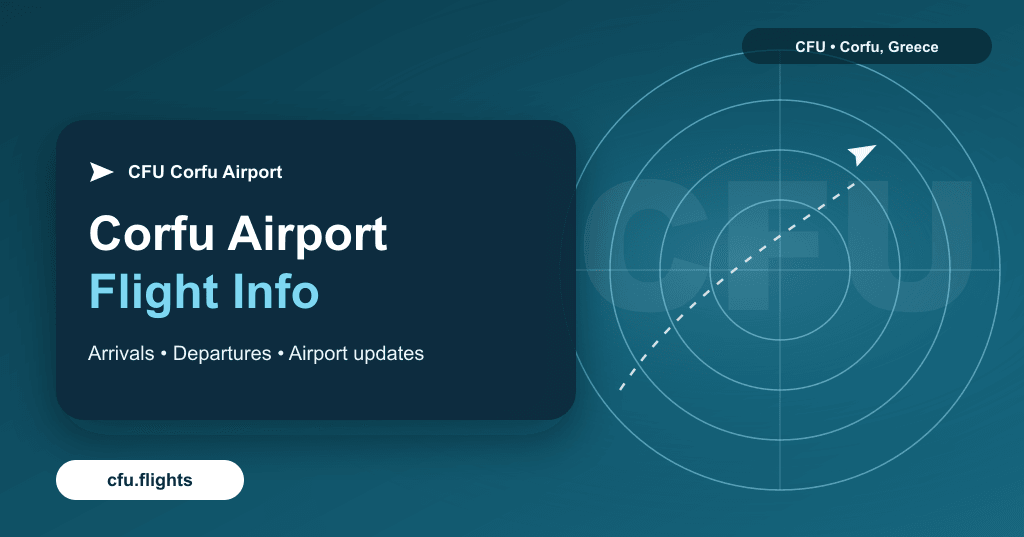 Corfu International Airport (CFU) Live Arrivals Today | cfu.flights